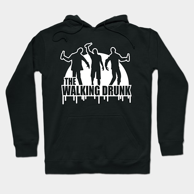 The walking drunk Hoodie by Cheesybee